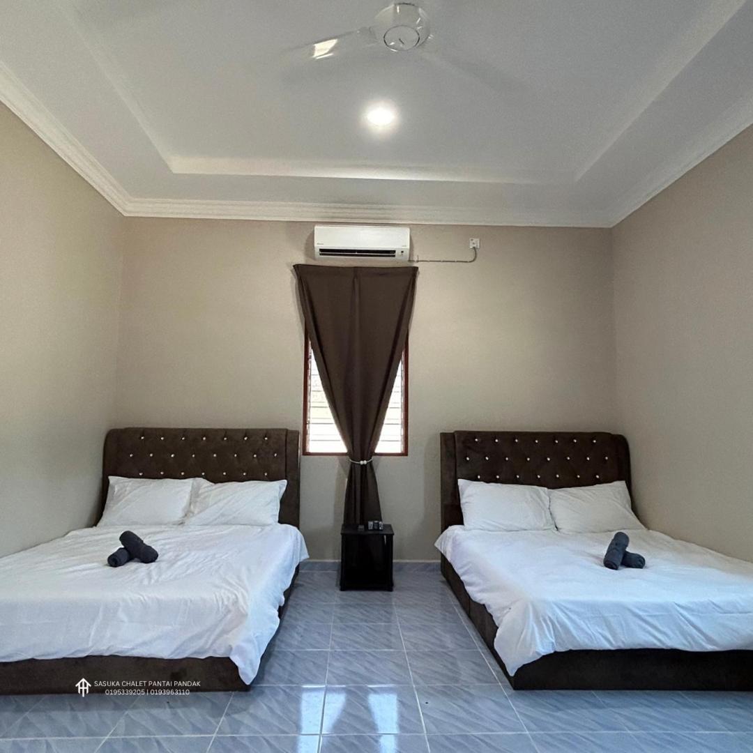 Sasuka Chalet Pantai Pandak กัวลาตรังกานู ภายนอก รูปภาพ